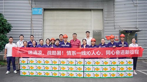 科學防暑 不懼“烤”驗 | 中偉為員工送去清涼，守護熱浪下的初心